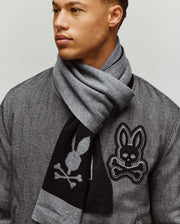 MENS DARIAN SQUARE LOGO SCARF - MO2500015
