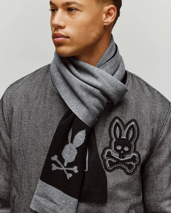 MENS DARIAN SQUARE LOGO SCARF - MO2500015