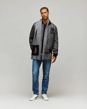 MENS DARIAN SQUARE LOGO SCARF - MO2500015