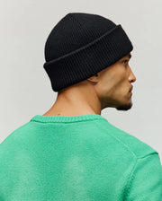 MENS GABIN PATCH BEANIE - MO2500019