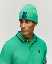 MENS RIVEN PUFFER PATCH BEANIE - MO2500020