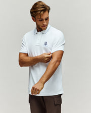 MENS INDIGO BUNNY PIQUE POLO - MT0100074