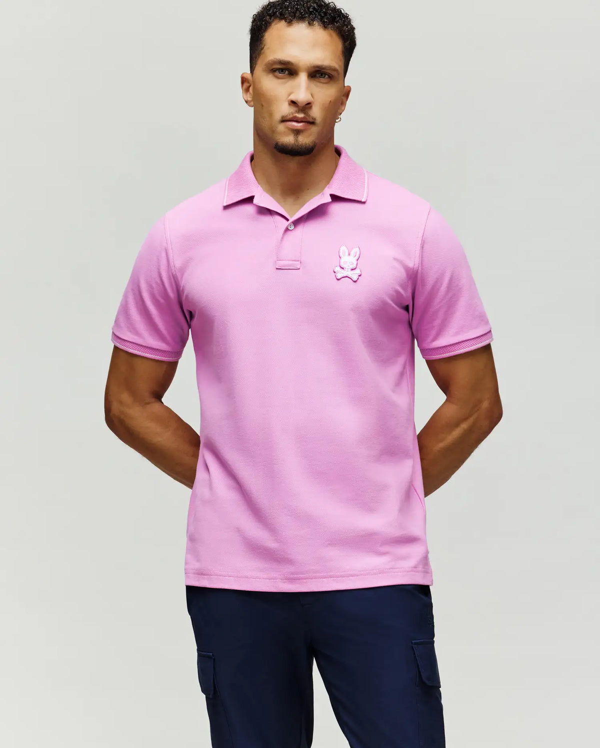MENS TATE BUNNY PIQUE POLO - MT0100076