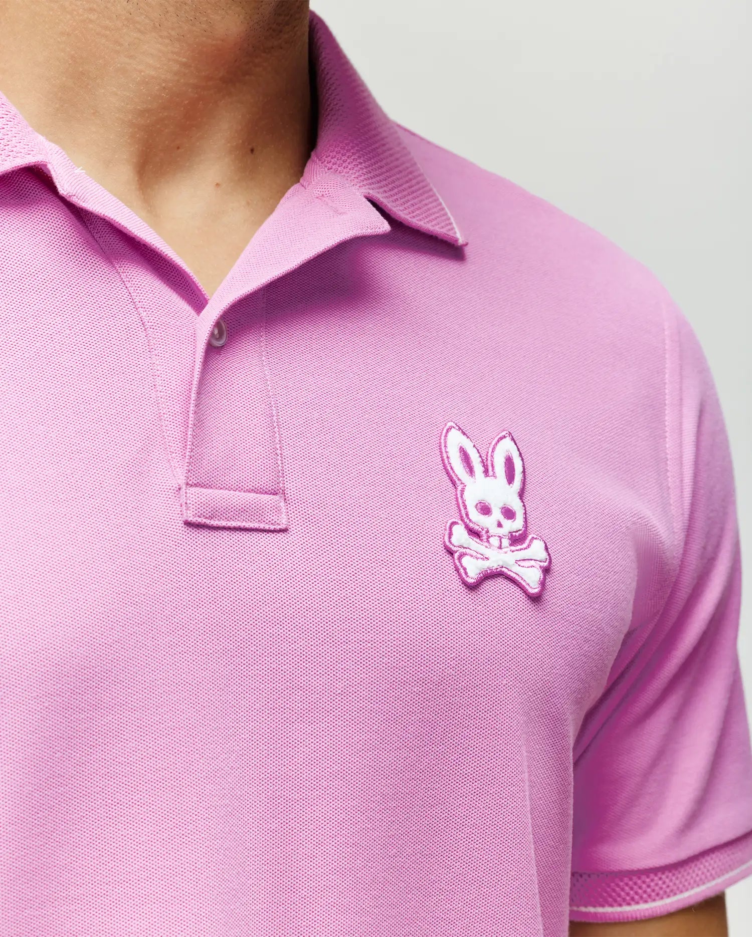 MENS TATE BUNNY PIQUE POLO - MT0100076