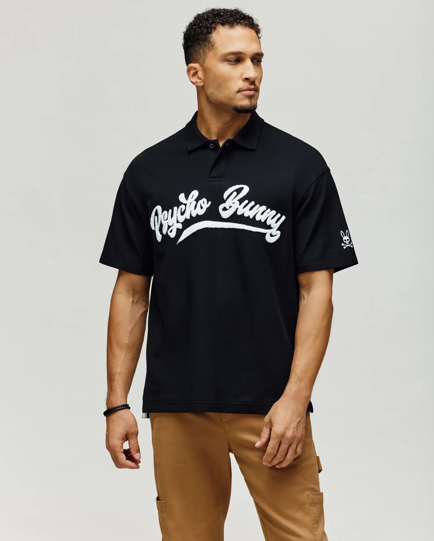 MENS TATE WORDMARK PIQUE POLO - MT0100152