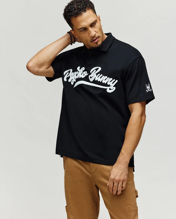 MENS TATE WORDMARK PIQUE POLO - MT0100152