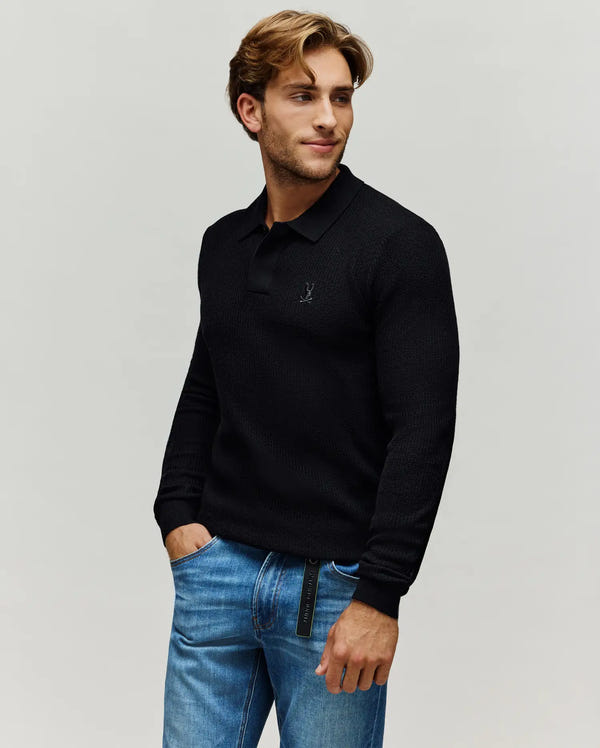 POLO ROMAN DE MANGA LARGA PARA HOMBRE