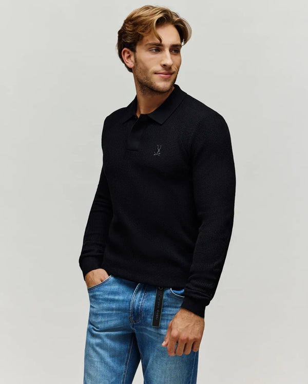 POLO ROMAN DE MANGA LARGA PARA HOMBRE