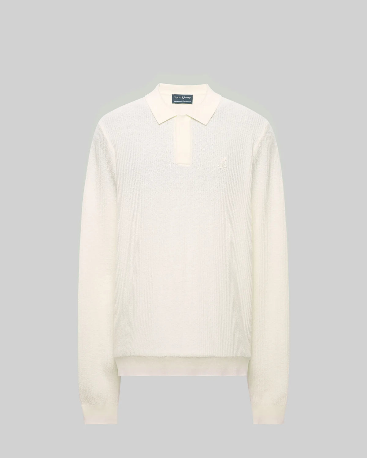 MENS ROMAN LONG SLEEVE KNIT POLO - MT0100153