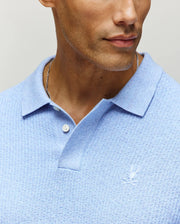 MENS ROMAN LONG SLEEVE KNIT POLO - MT0100153