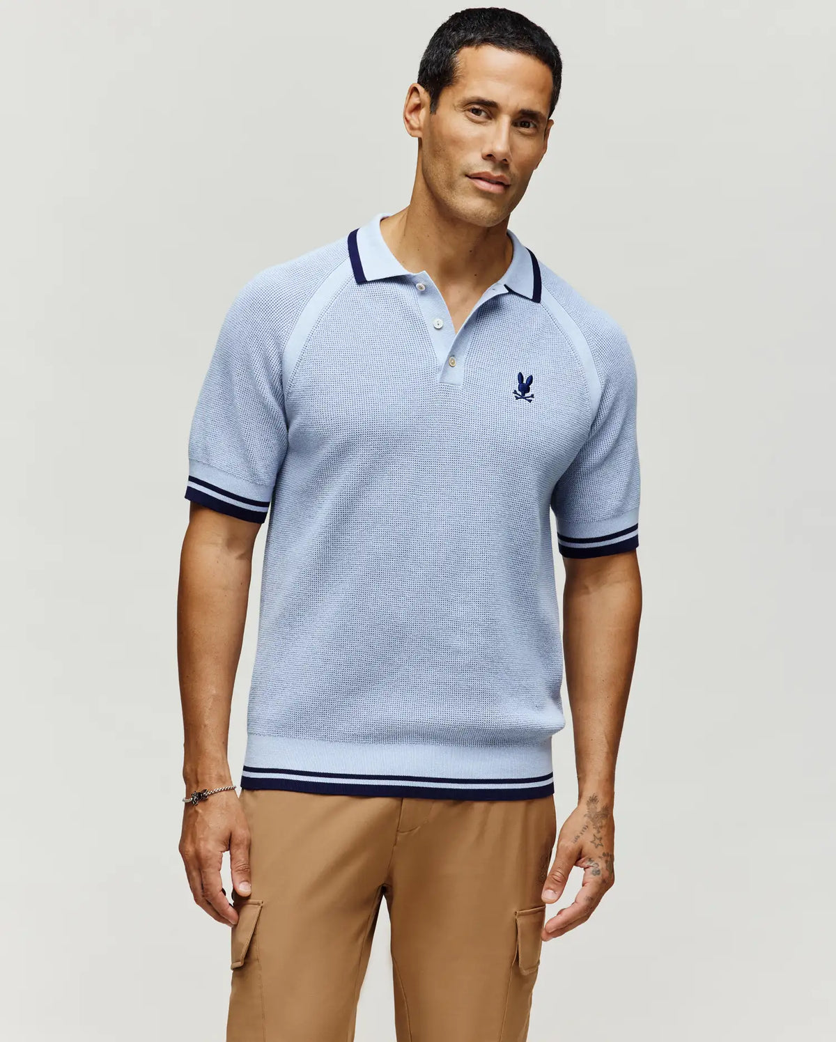 MENS LAZARE KNIT POLO - MT0100165