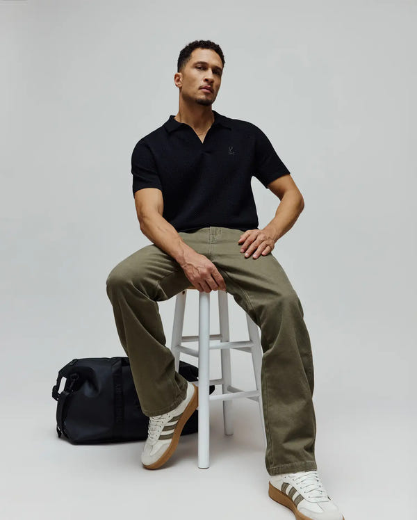 MENS DEVON KNIT POLO - MT0100169