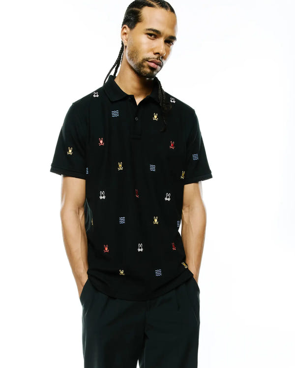 MENS COLIN ALL-OVER PIQUE POLO view 1