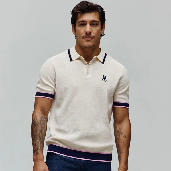 MENS DAX KNIT POLO view 1