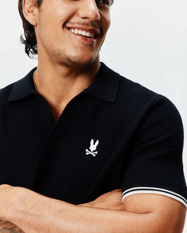 MENS SELBY  KNIT POLO view 2