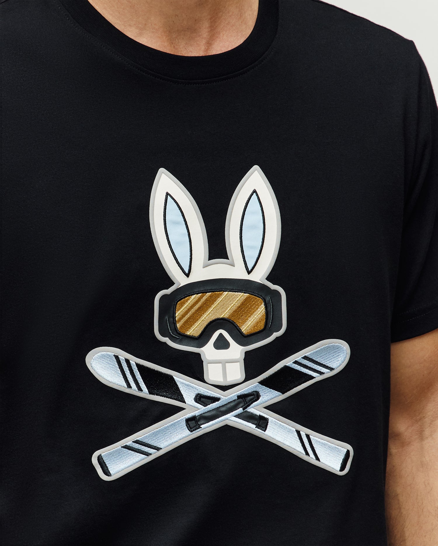 MENS INDIGO BUNNY GRAPHIC TEE - MT0200148