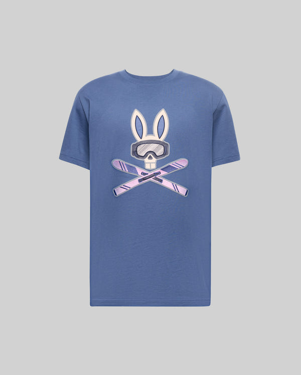 MENS INDIGO BUNNY GRAPHIC TEE - MT0200148
