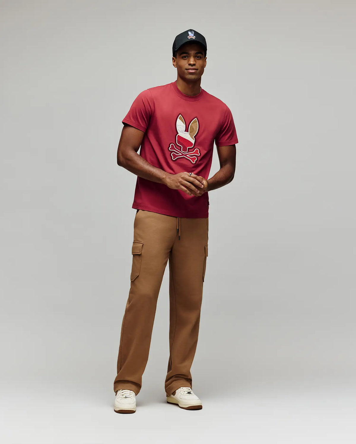 DANTE PLAYERA GRÁFICA CON LOGOTIPO DE CONEJO PARA HOMBRE