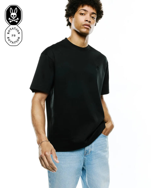 CORTIS PYPD ソウルコン ROUTING Tシャツ 未開封 XLサイズ Men's Oscar Oversized-Fit Tee in Black | Psycho Bunny