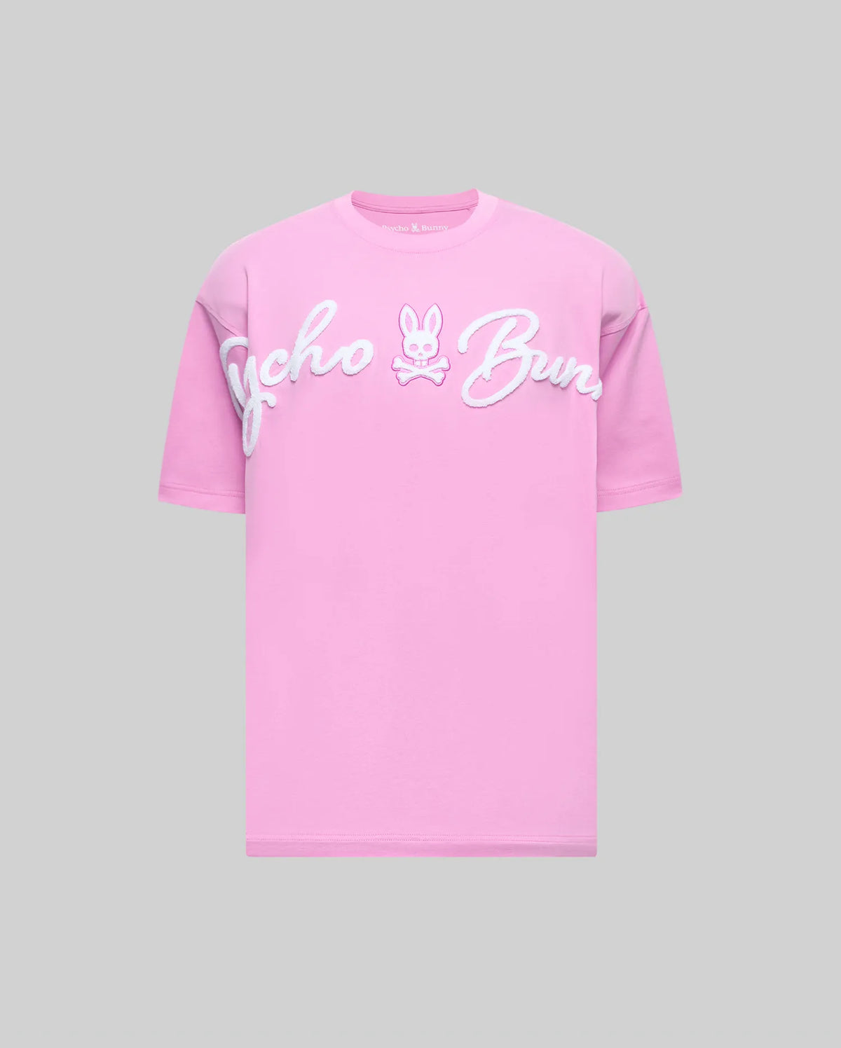 Men's Tate Relaxed Fit Graphic Tee in Pink | Psycho Bunny
