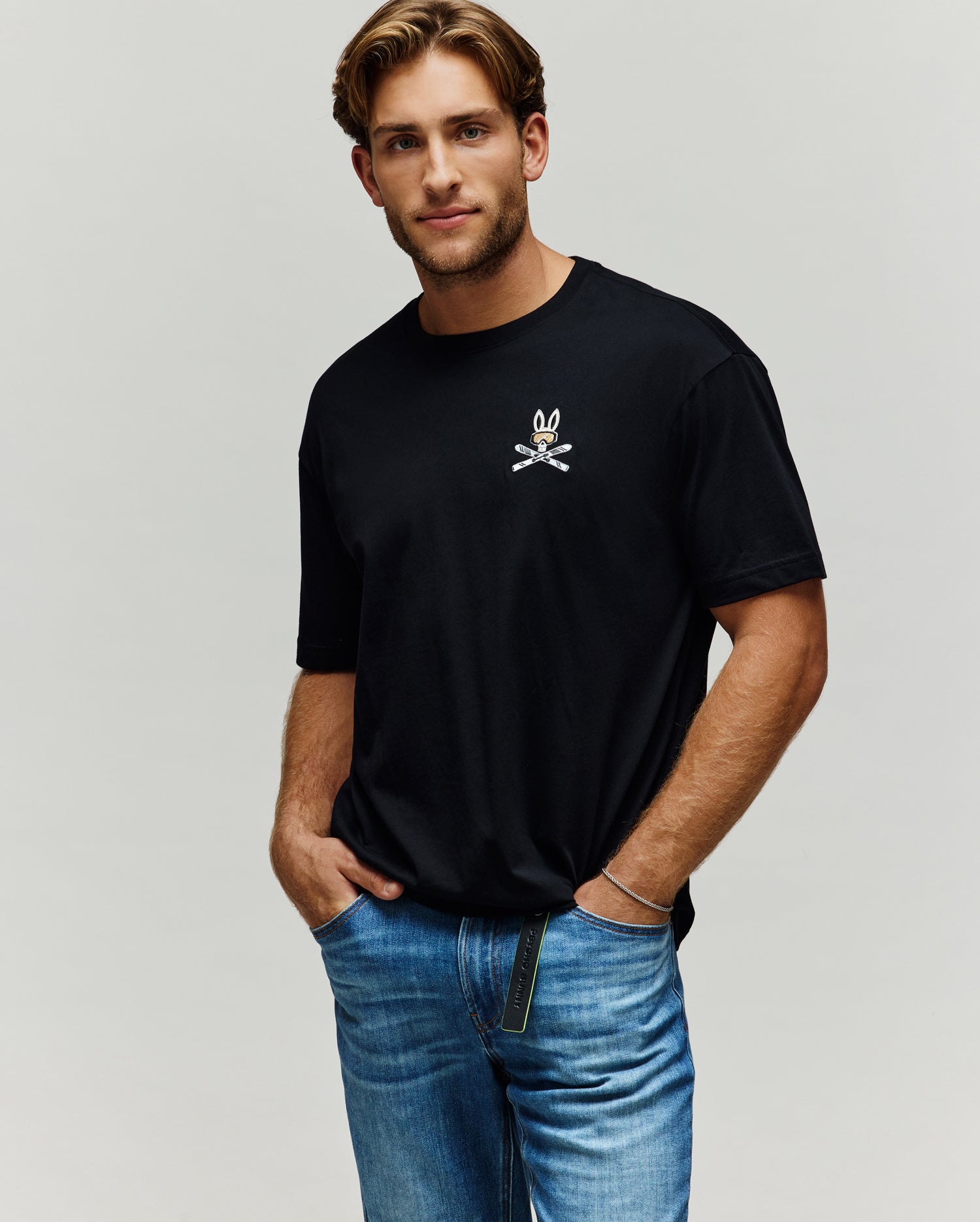 MENS INDIGO OVERSIZED FIT TEE - MT0200262