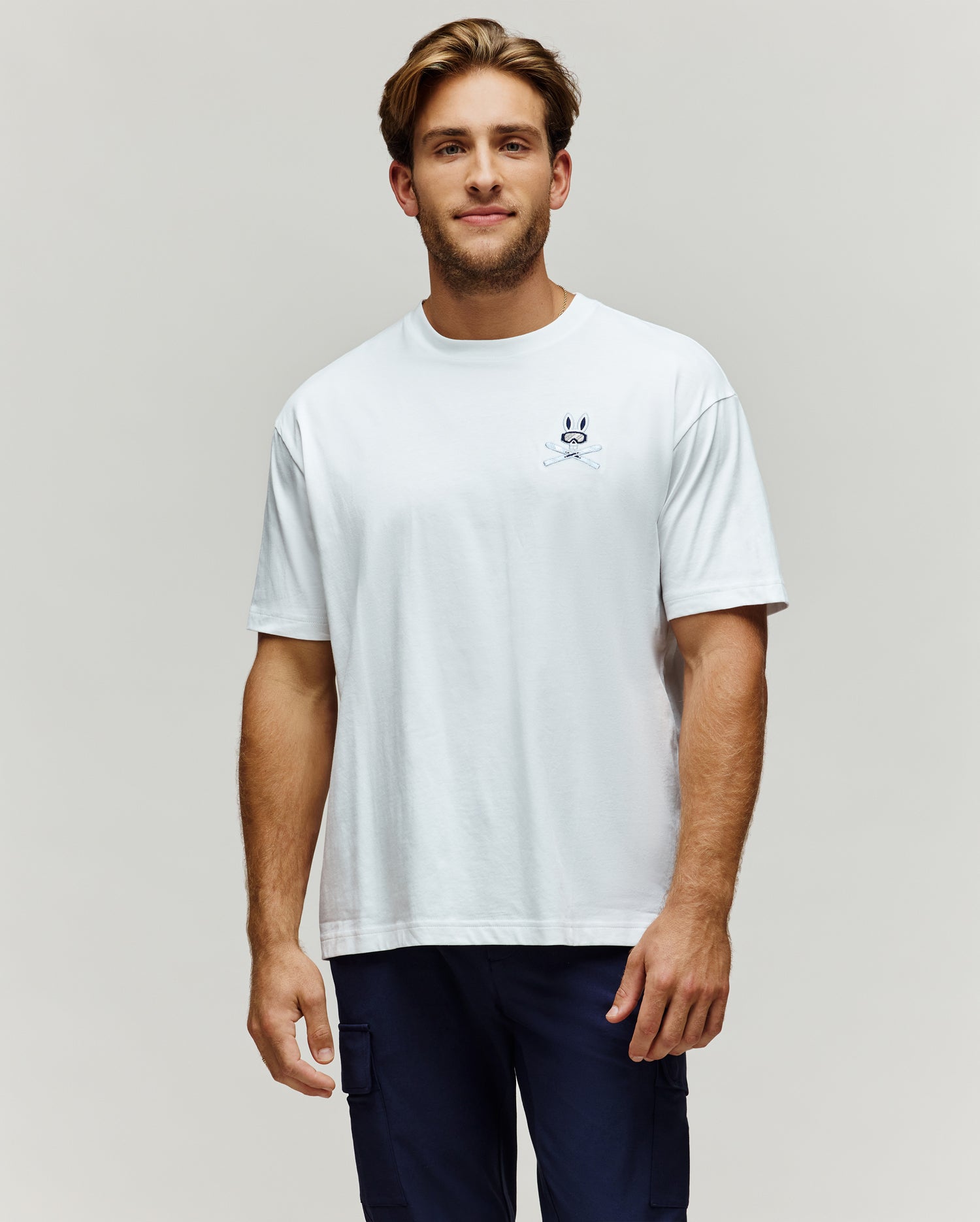 MENS INDIGO OVERSIZED FIT TEE - MT0200262