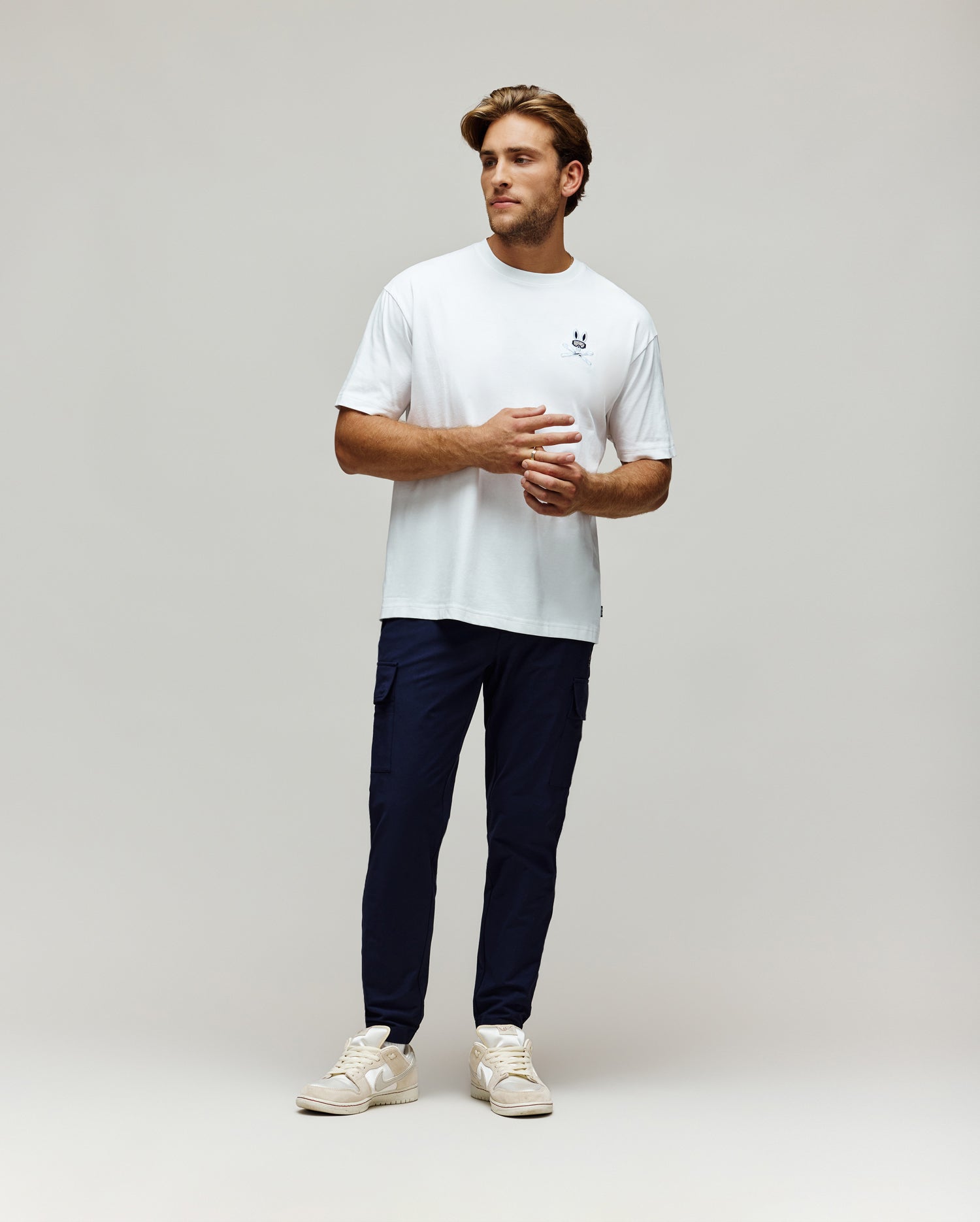 MENS INDIGO OVERSIZED FIT TEE - MT0200262