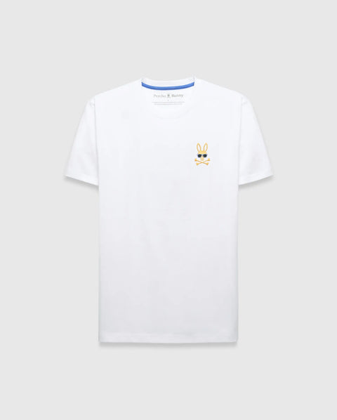 Men's Sunny Chest Graphic Tee in White | Psycho Bunny