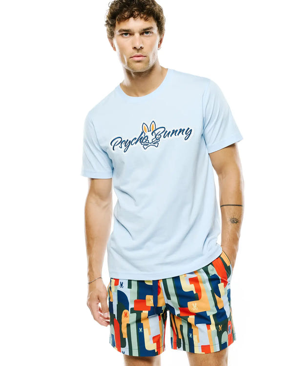 MENS JAYDON PIMA COTTON LOGO TEE view 1