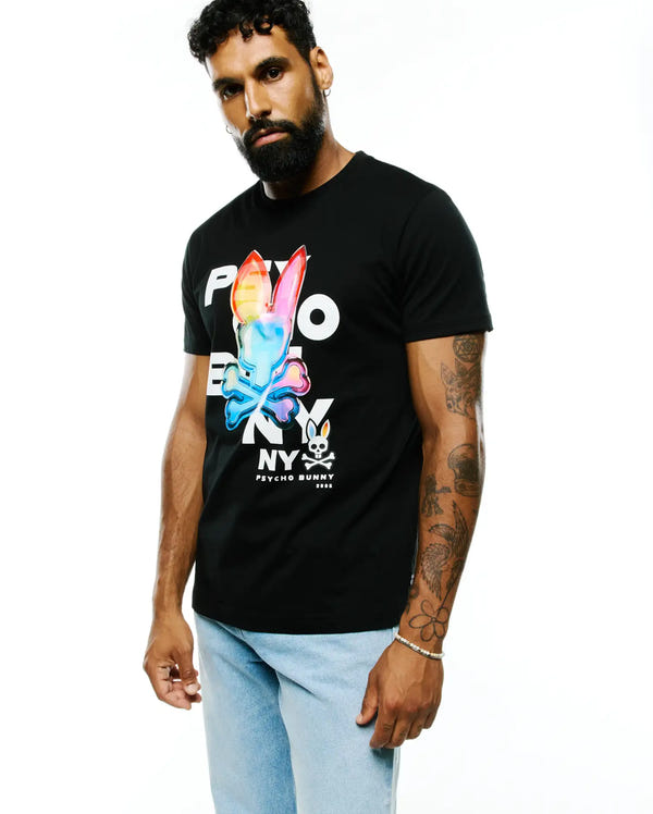 MENS KENJI PIMA COTTON GRAPHIC TEE view 2