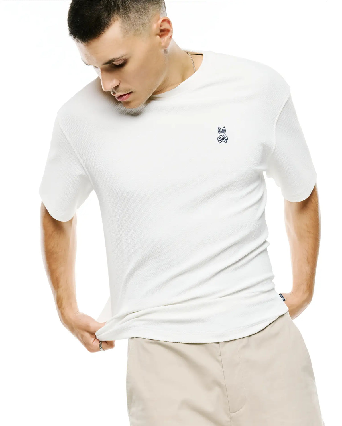 MENS NASIR TEXTURED OVERSIZED-FIT TEE view 3