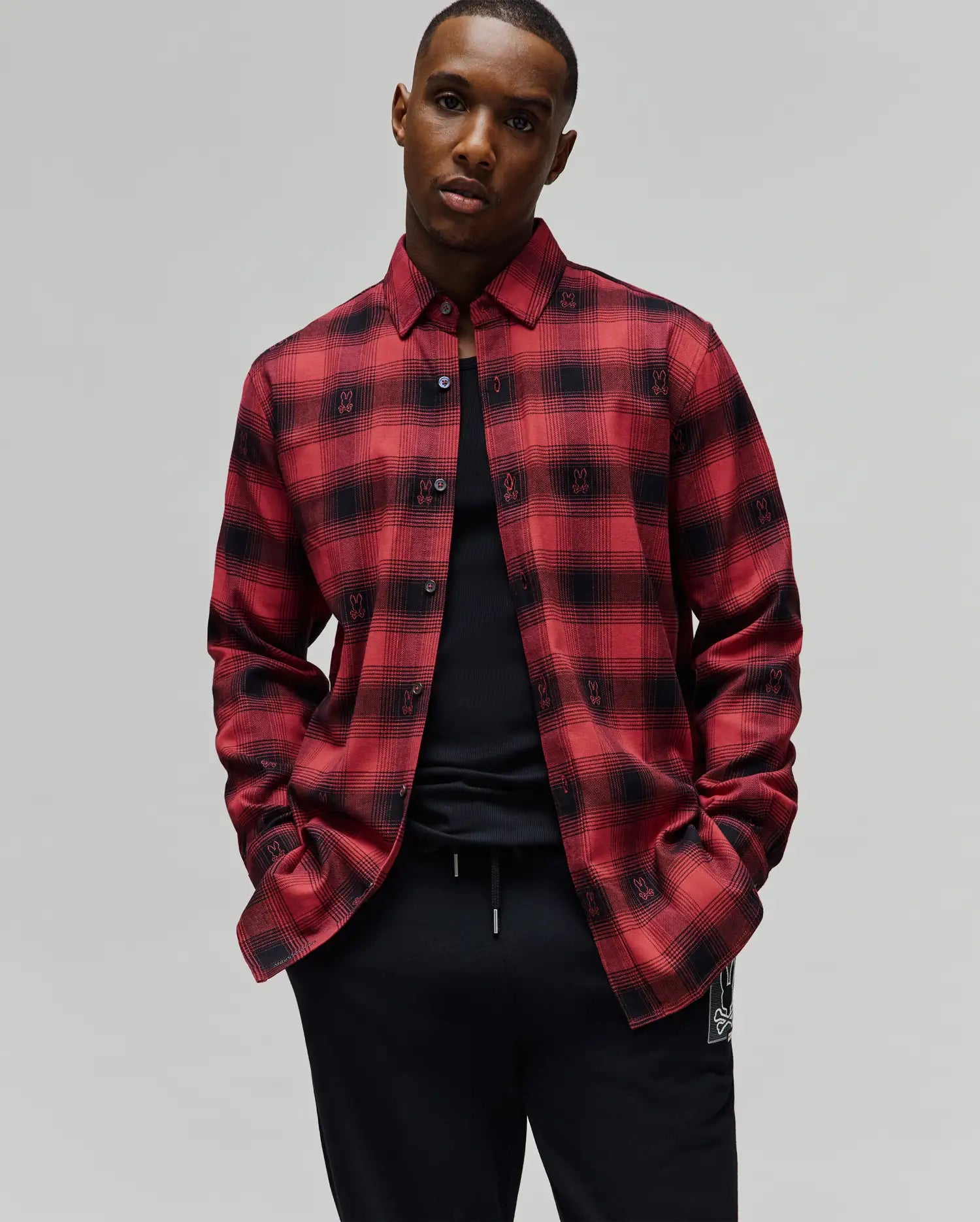 MENS KURT PLAID FLANNEL SHIRT - MT0300027