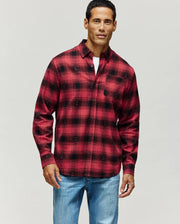 MENS KURT PLAID FLANNEL SHIRT - MT0300027