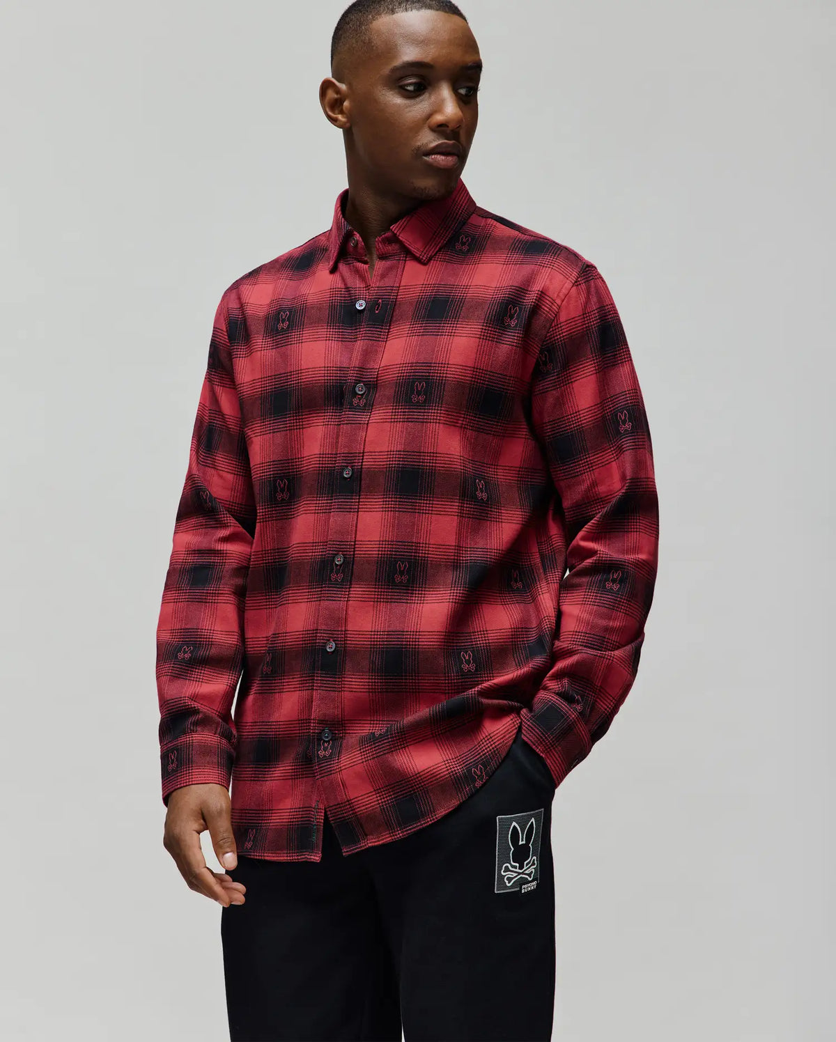 MENS KURT PLAID FLANNEL SHIRT - MT0300027