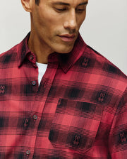 MENS KURT PLAID FLANNEL SHIRT - MT0300027