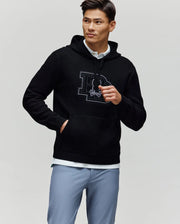 MENS MARLON TEXTURE STITCH HOODIE - MT0400046