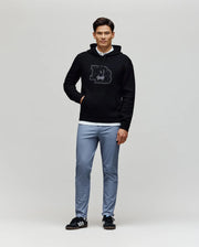 MENS MARLON TEXTURE STITCH HOODIE - MT0400046