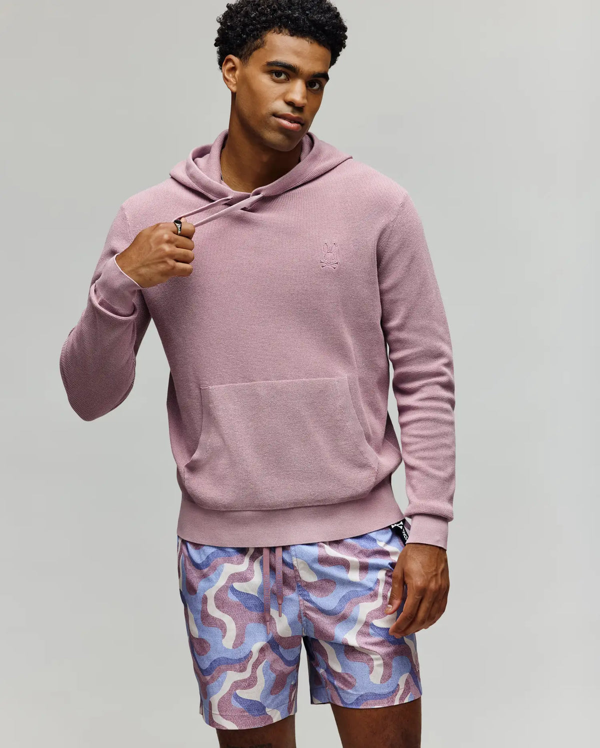 MENS BANKS KNIT HOODIE - MT0400114