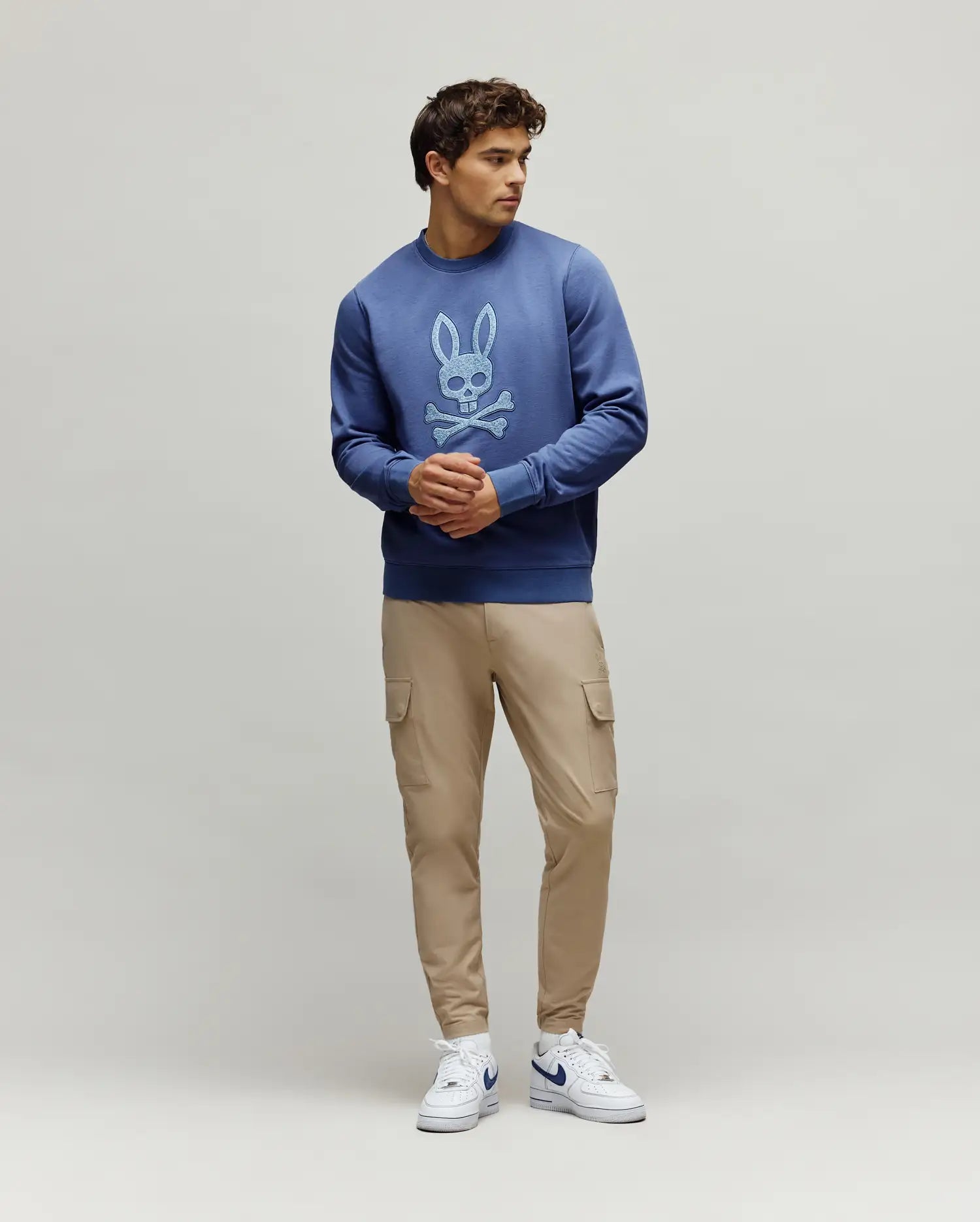 MENS GABIN TEXTURED CREW - MT0500088