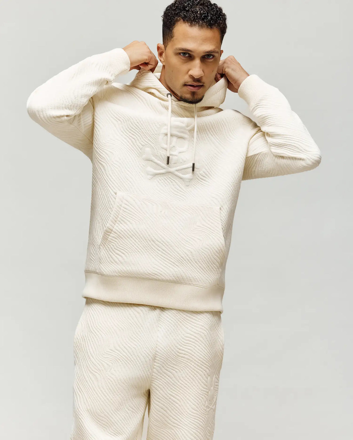 MENS KENDRICK TEXTURED HOODIE - MT0500097