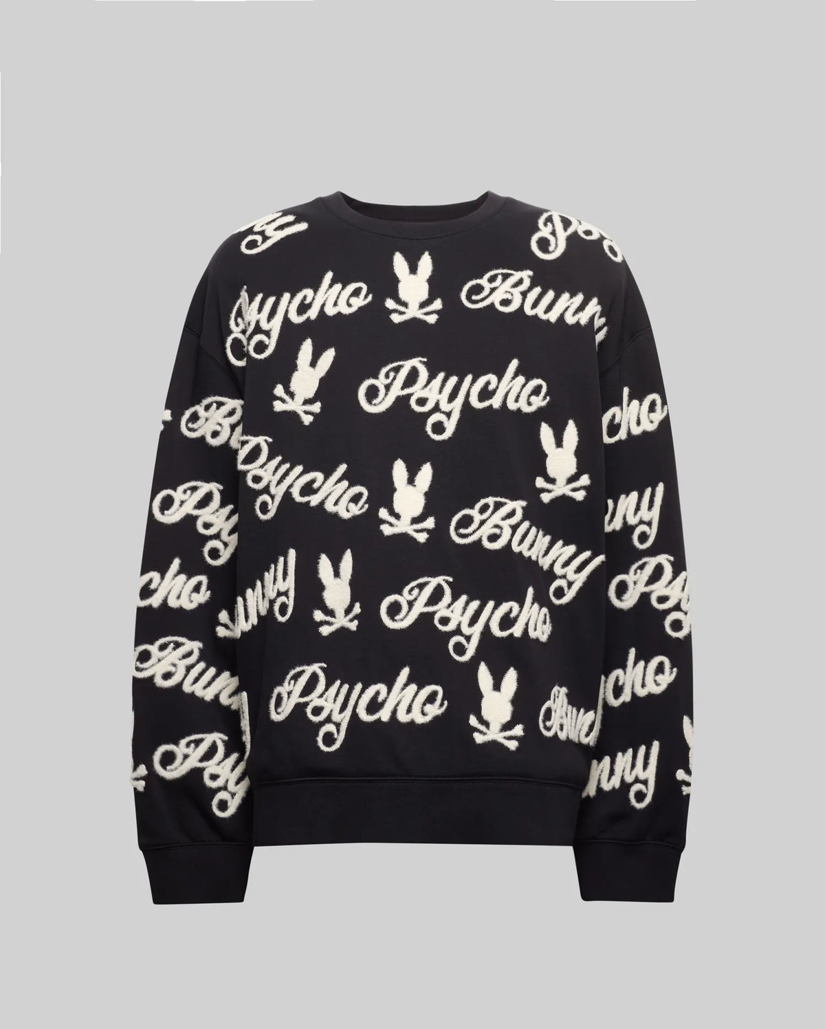 MENS SKYLAR ALL OVER FUZZY CREW - MT0500104