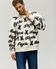 MENS SKYLAR ALL OVER FUZZY CREW - MT0500104