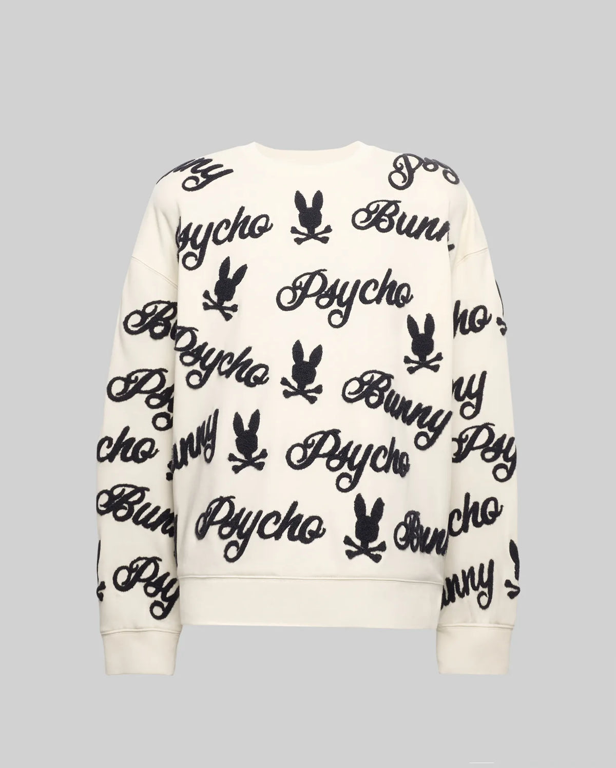 MENS SKYLAR ALL OVER FUZZY CREW - MT0500104