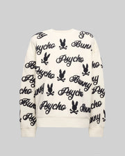 MENS SKYLAR ALL OVER FUZZY CREW - MT0500104