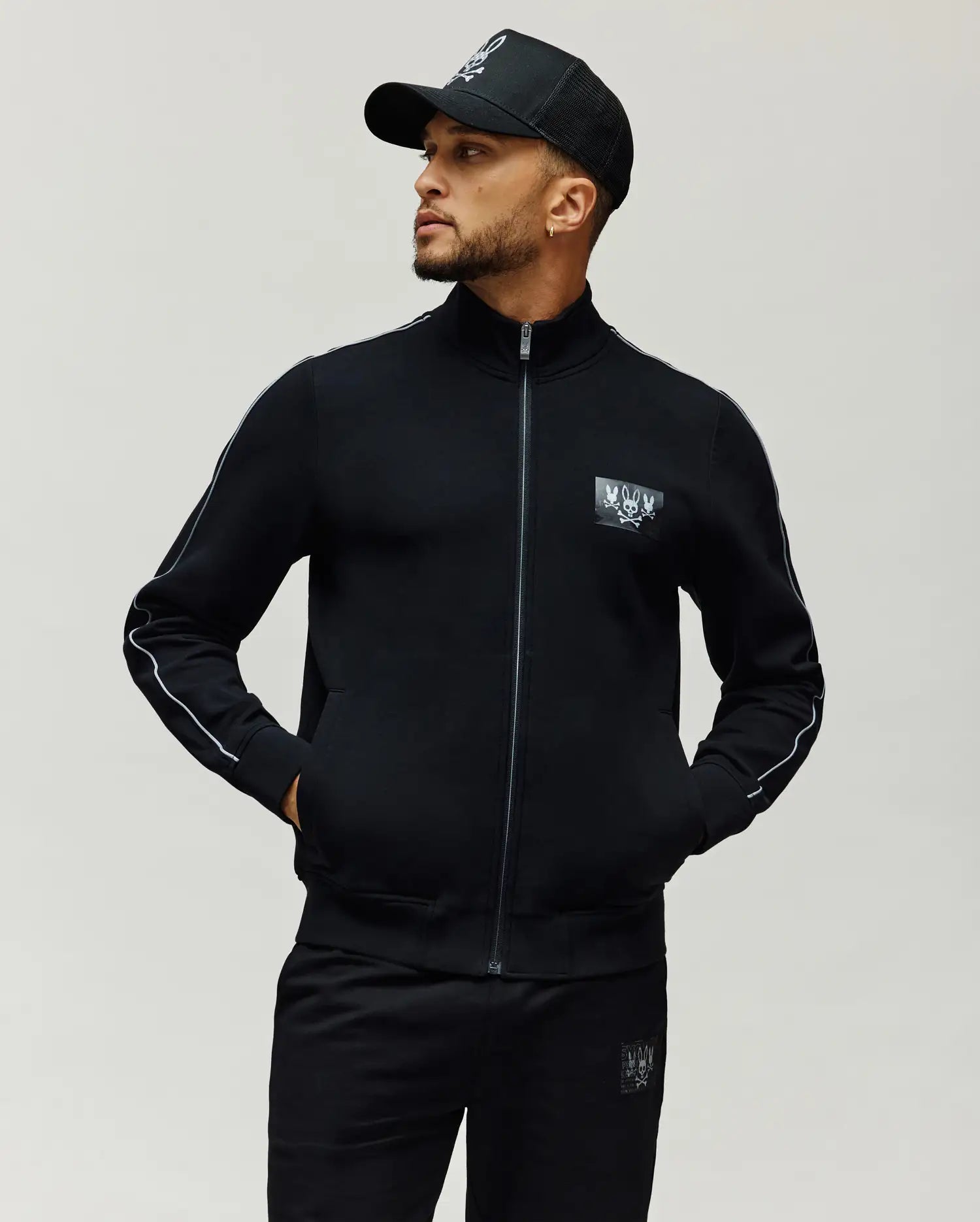 MENS LANDON HOLOGRAM TRACK BOMBER - MT0500128