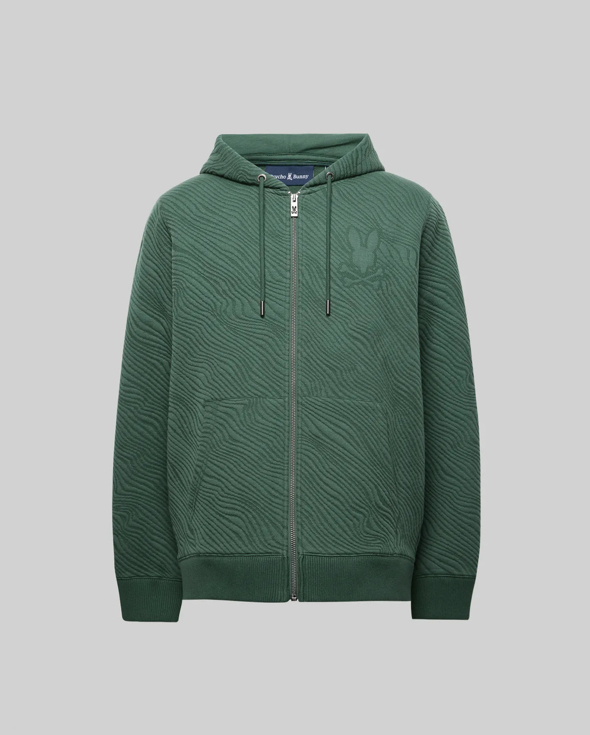 MENS KENDRICK DOUBLE KNIT JACQUARD ZIP TEXTURED HOODIE - MT0500149