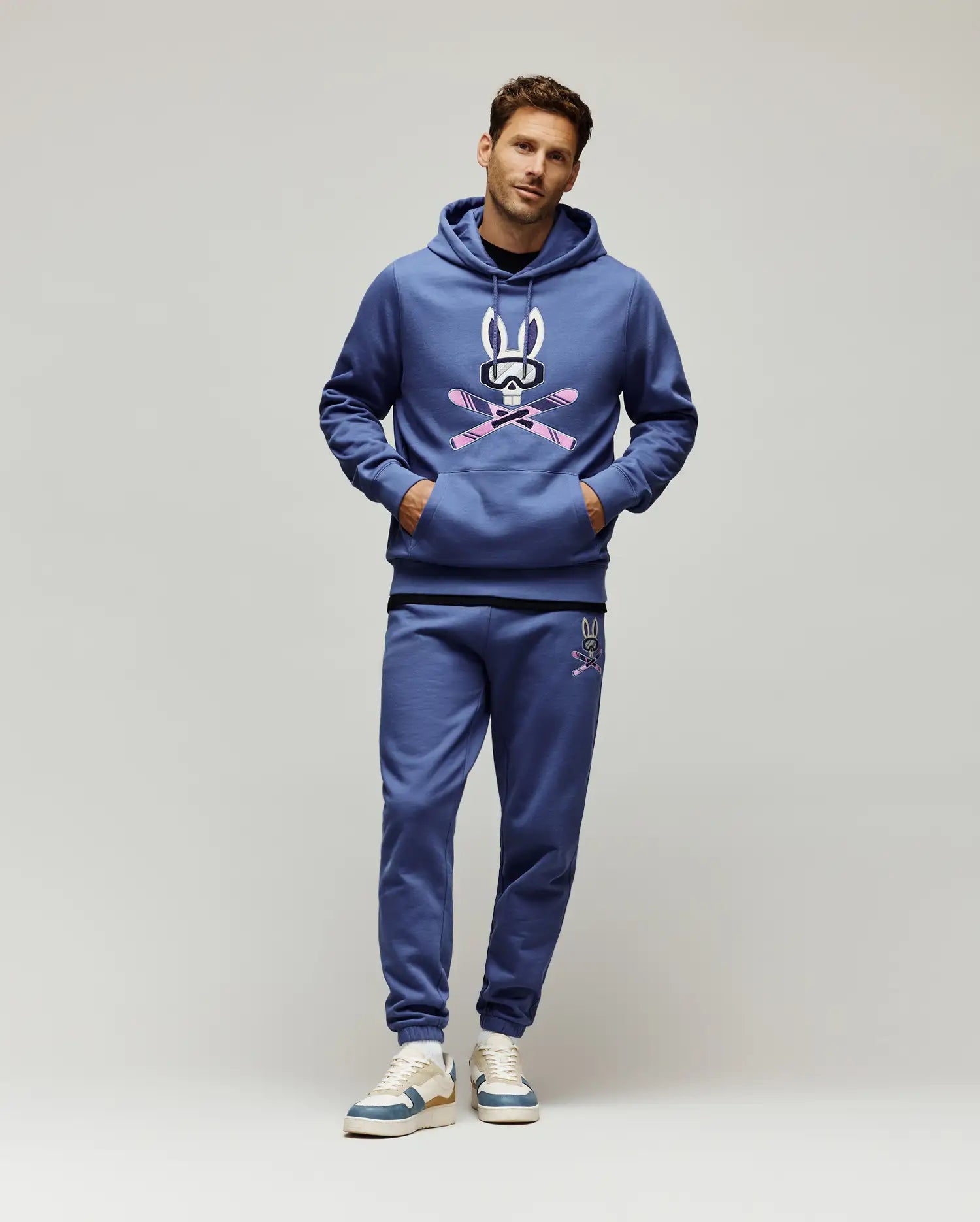 MENS INDIGO SKI BUNNY HOODIE - MT0500150