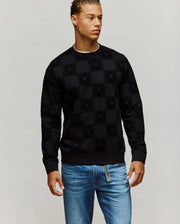 MENS GIO ALL OVER FLOCK CREW - MT0500192