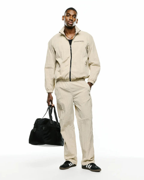 Men's Alder Nylon Jacket in Sand | Psycho Bunny