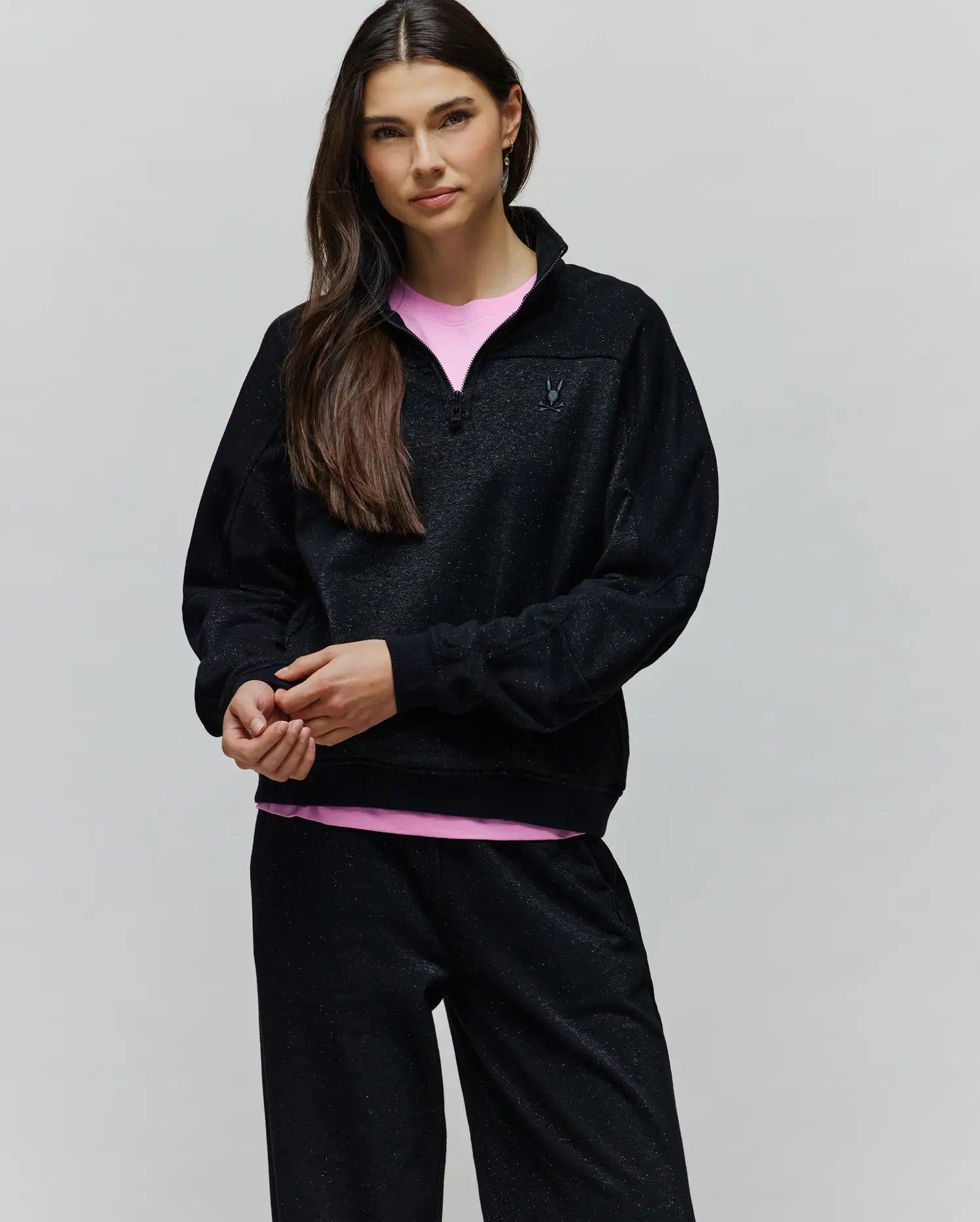 WOMENS JULES LUREX 1/4 ZIP PULLOVER - WT0500003